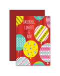 Greeting Card - GC2916-HAL007 - Balloons, Confetti & Fun
